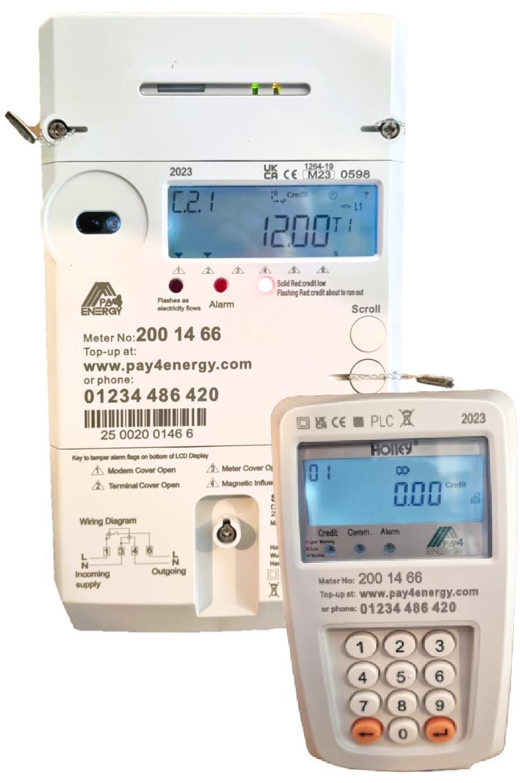 Pay4Energy Single Phase with Remote Keypad